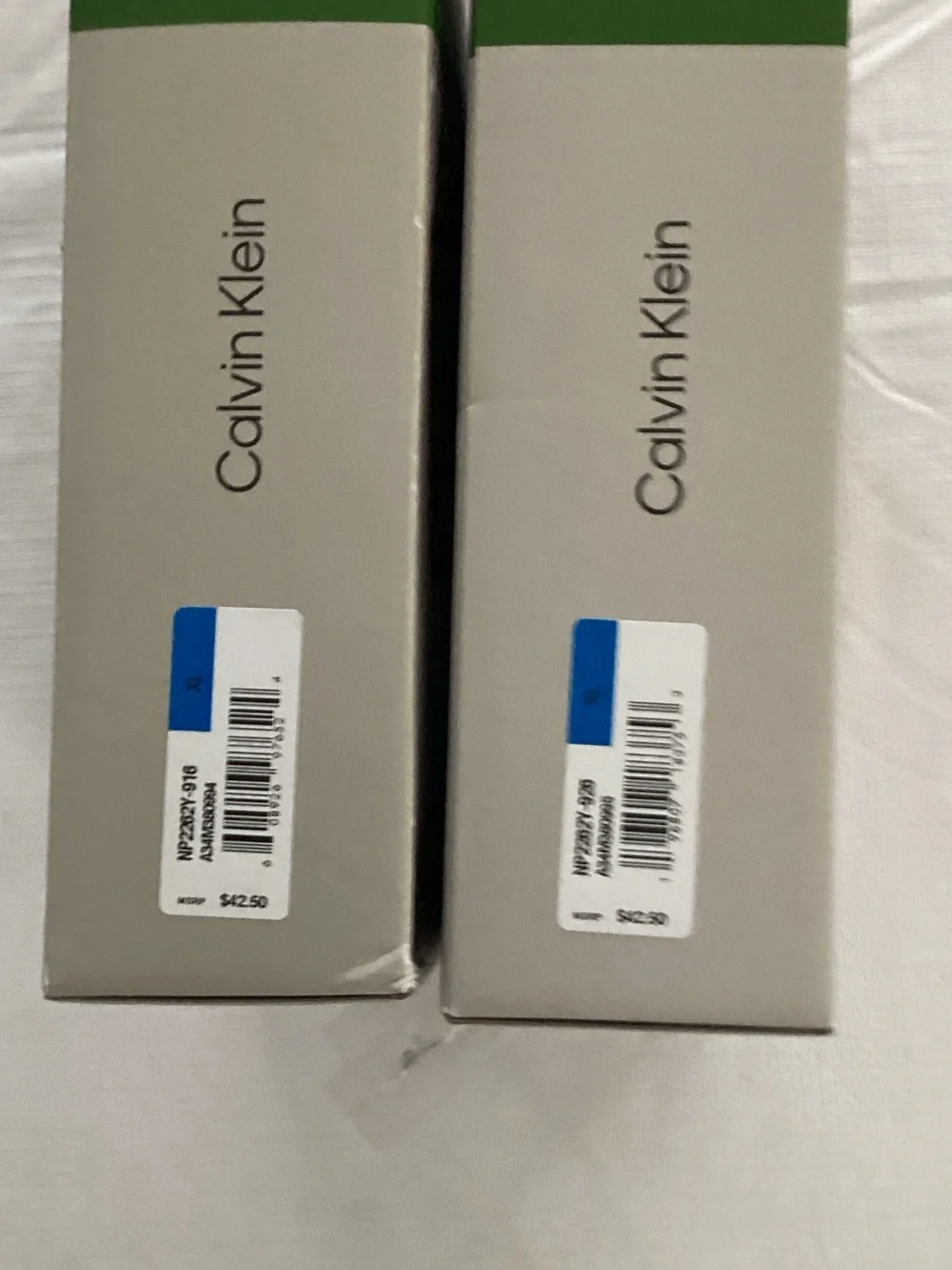2 Packs of Calvin Klein Boxer Briefs Size XL